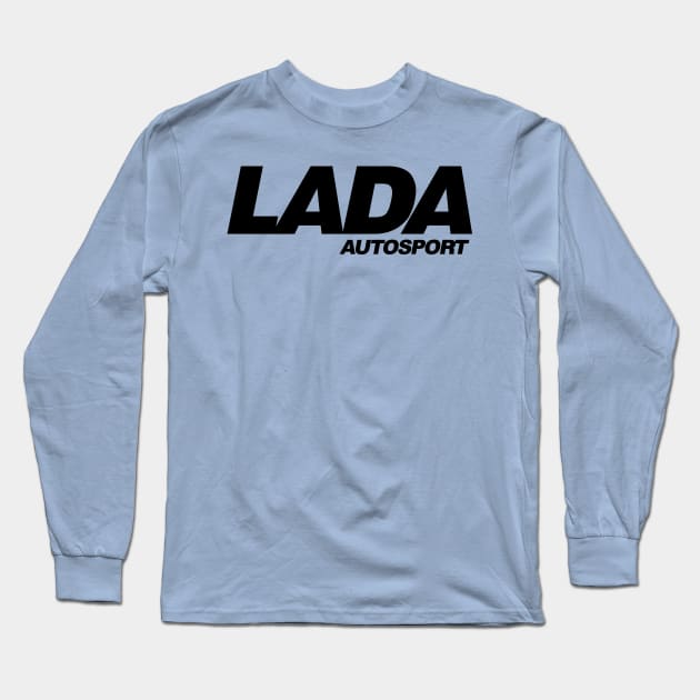 Lada Autosport logo (black) Long Sleeve T-Shirt by GetThatCar